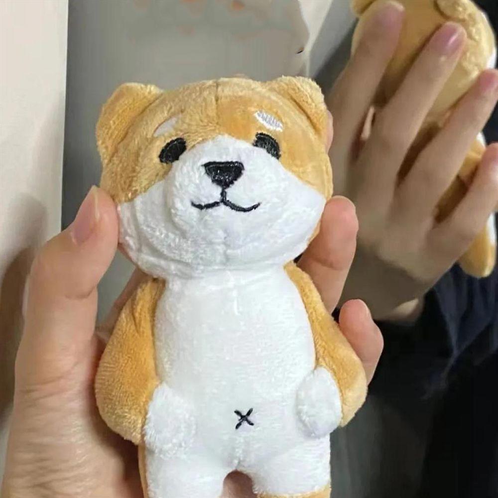 Gift Husky Pig Shiba-Inu Plush Pendant Keychain Bag Decoration Backpack Charms Stuff Plush Toy