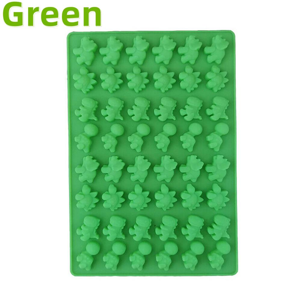 Forma do czekoladek z dinozaurami 48-gniazdowa Silikonowa forma do cukierków w kształcie muszli dinozaura z zakraplaczem DIY Urocza tacka na kostki lodu Forma do cukierków QQ Fondant