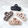 Large Non Slip Hair Claw Clips Strong Hold Matte Abstract Wave Hair Clips for Thick and Curly Hair Daily Use Hair Accessories
