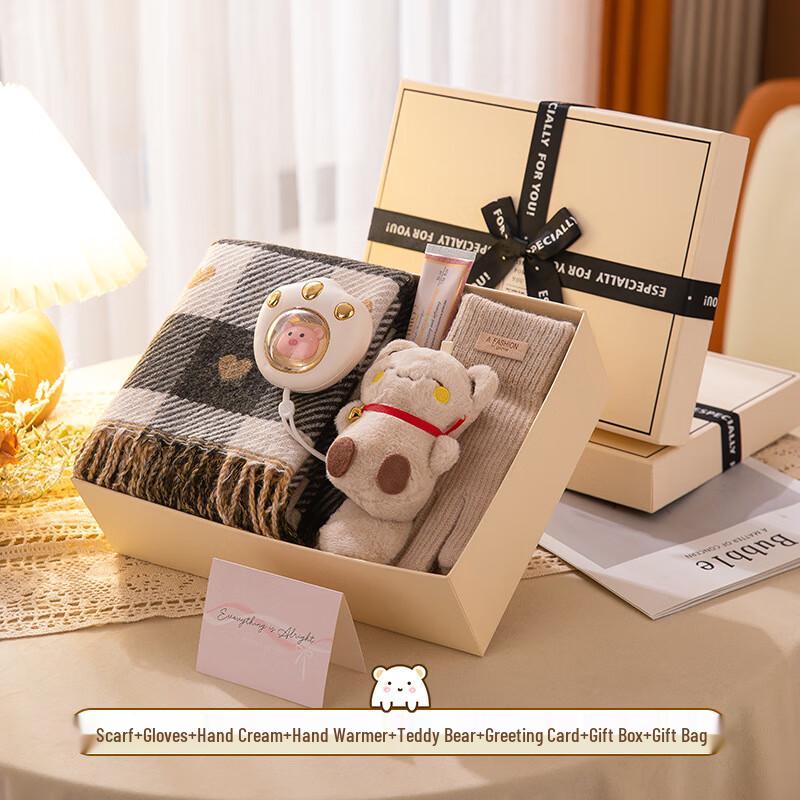 Mother s Day Winter Warmth Gift Box with Thermos and Accessories E1