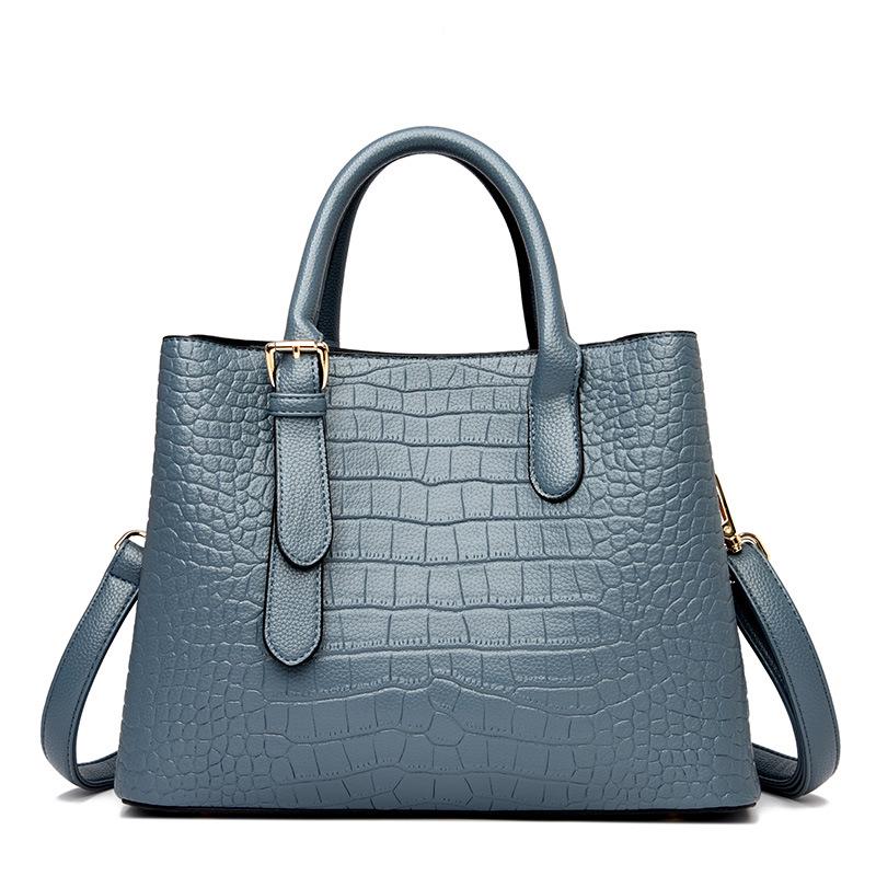 Crocodile Pattern Women's Handbag - 2025 New Large Capacity Tote for Commute & More