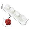 Lebensmittelechtes Silikon Obstförmige Dessertform 4 Mulden Schokoladenform Premium Backform Dessert
