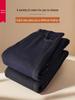 2025 New Style Velvet-Lined Winter Jeans for Middle-Aged & Elderly Women - High-Waisted, Slimming, Straight & Wide Leg.