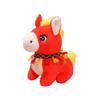 Chinese Style Zodiac Horse Doll Cute Plush Horse Toys Cartoon 2026 New Year Mascot  Bedside Decor