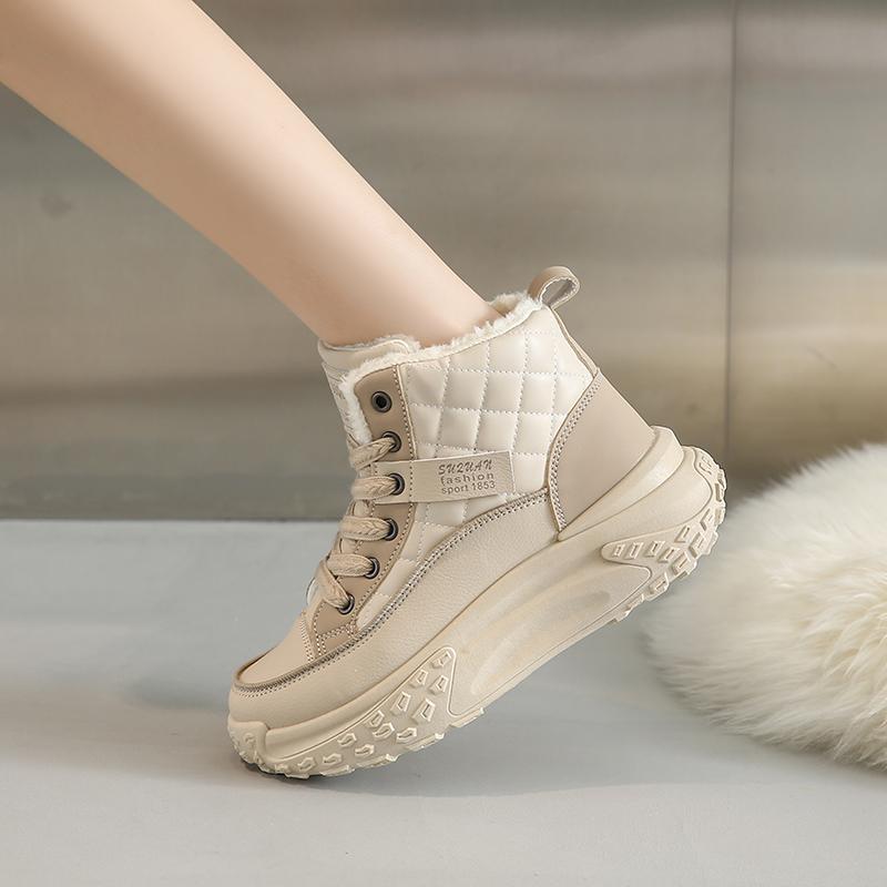 Broken Size Thickened Snow Boots New Winter Warm Cotton Shoes Velvet Dad Shoes