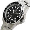 Salvatore Marra Men's Radio-Controlled Solar Dive Watch, SM16103, Silver/Black, Exclusive to Our Store.