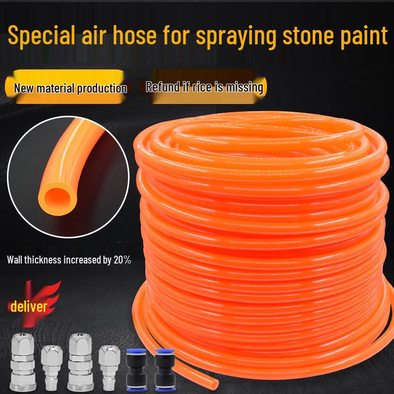High-Pressure Air Hose for Stone Paint Spray Gun, 12x8mm