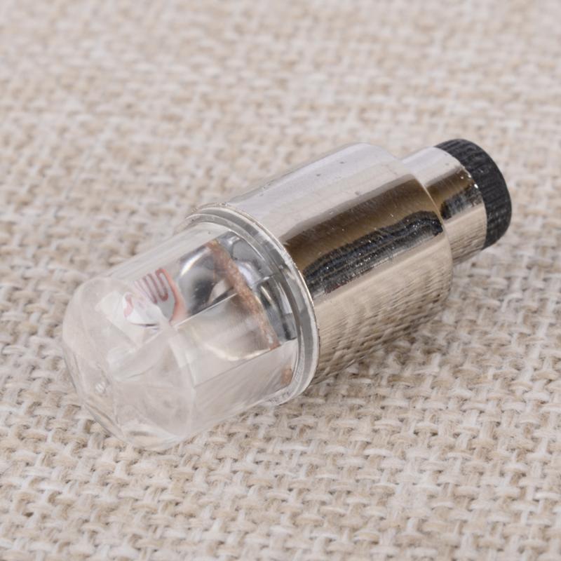 NEW 4pcs White Car Motorcycle Bicycle Wheel Tire Tyre Air Valve Stem Light Cap Cover Accessories Universal