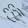 Luxury Commute Green Malachite Natural Baroque Pearl Beaded Bracelet Necklace