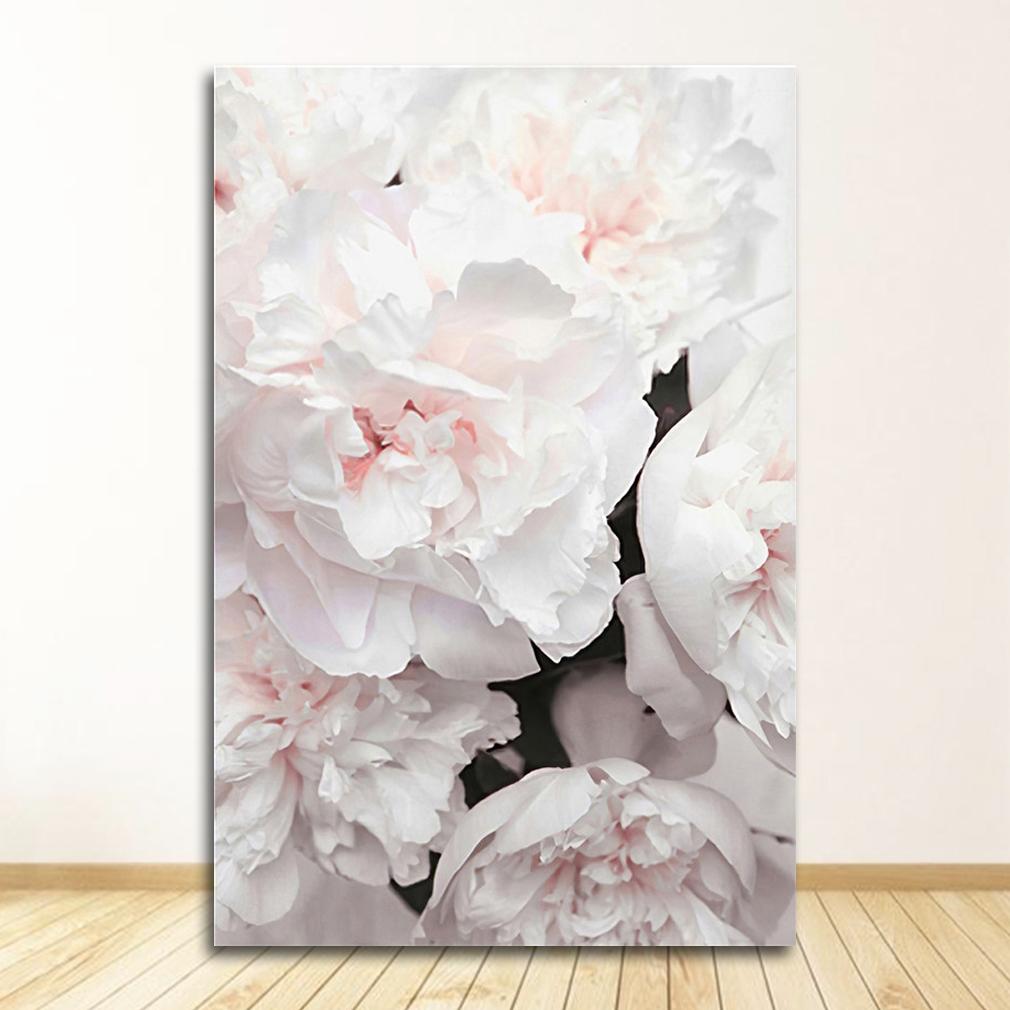 art print pictures for the home living room decoration Nordic style classic rose Peony flower posters and paintings on the wall
