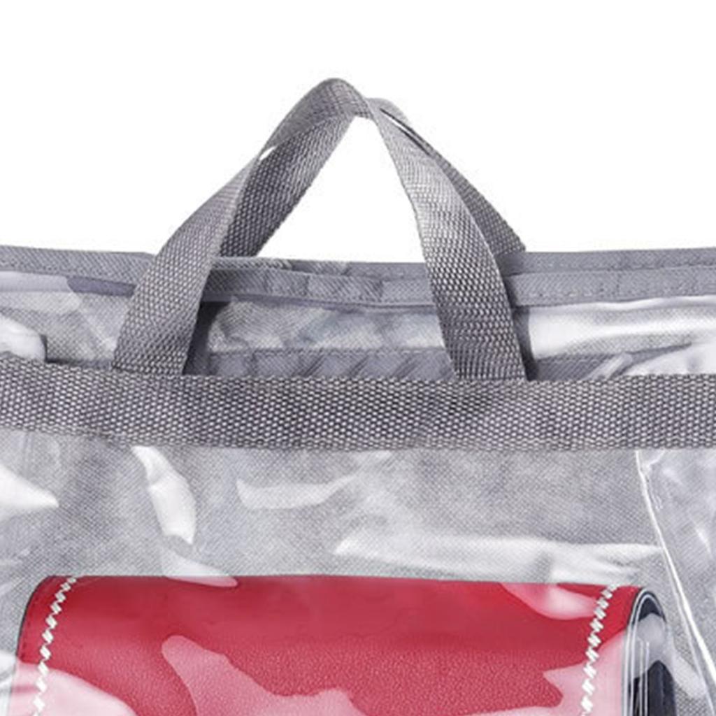Handbag Dust Bag for Closet PVC Clear Handbags Storage Organizer Purse Protector Storage Bag with