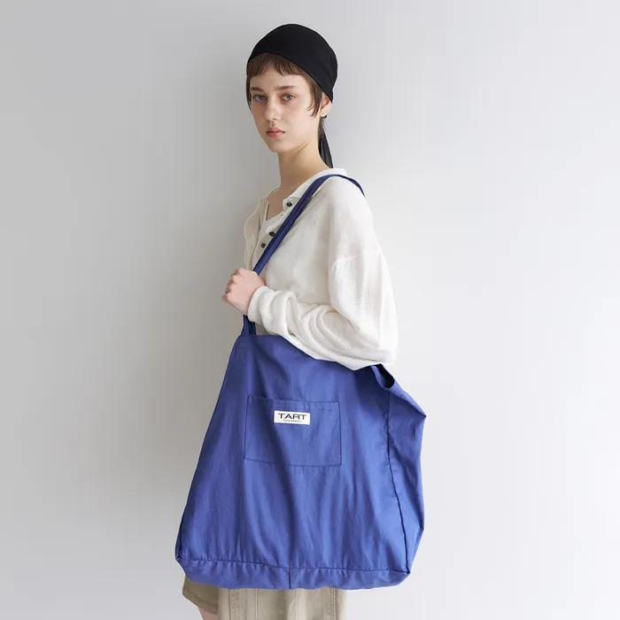 Canvas Cotton Eco Bag - Blue