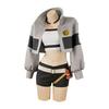 Anime GACHIAKUTA Cosplay Costume Riyo Punk Short Jacket Short Bag Set Jirai Kei Girl Casual Battle Adult Men's Costume