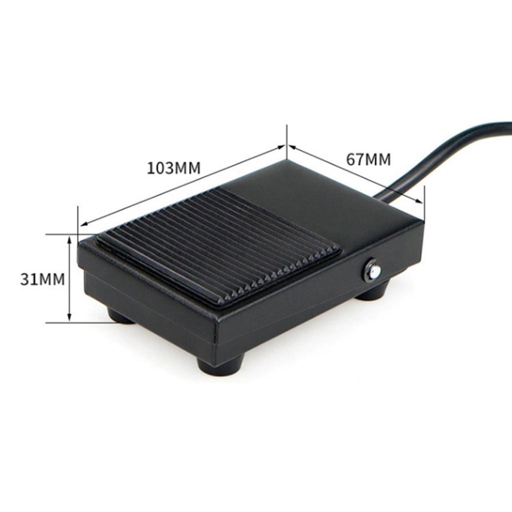 Nähmaschinen Fußpedal 220V Ersatzteile Langlebig mit 1M Stromkabel Zubehör Fußregler