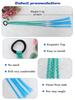 Synthetic Hairpieces 20inch Ponytail Colored Braids Hair Extensions With Rubber Bands Rainbow Braided Accessories For Women Party Highlights Cosplay