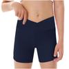 Children's Solid Color Yoga Shorts Tight Fitness Sports Fashion Three-point Pants Hot Pants