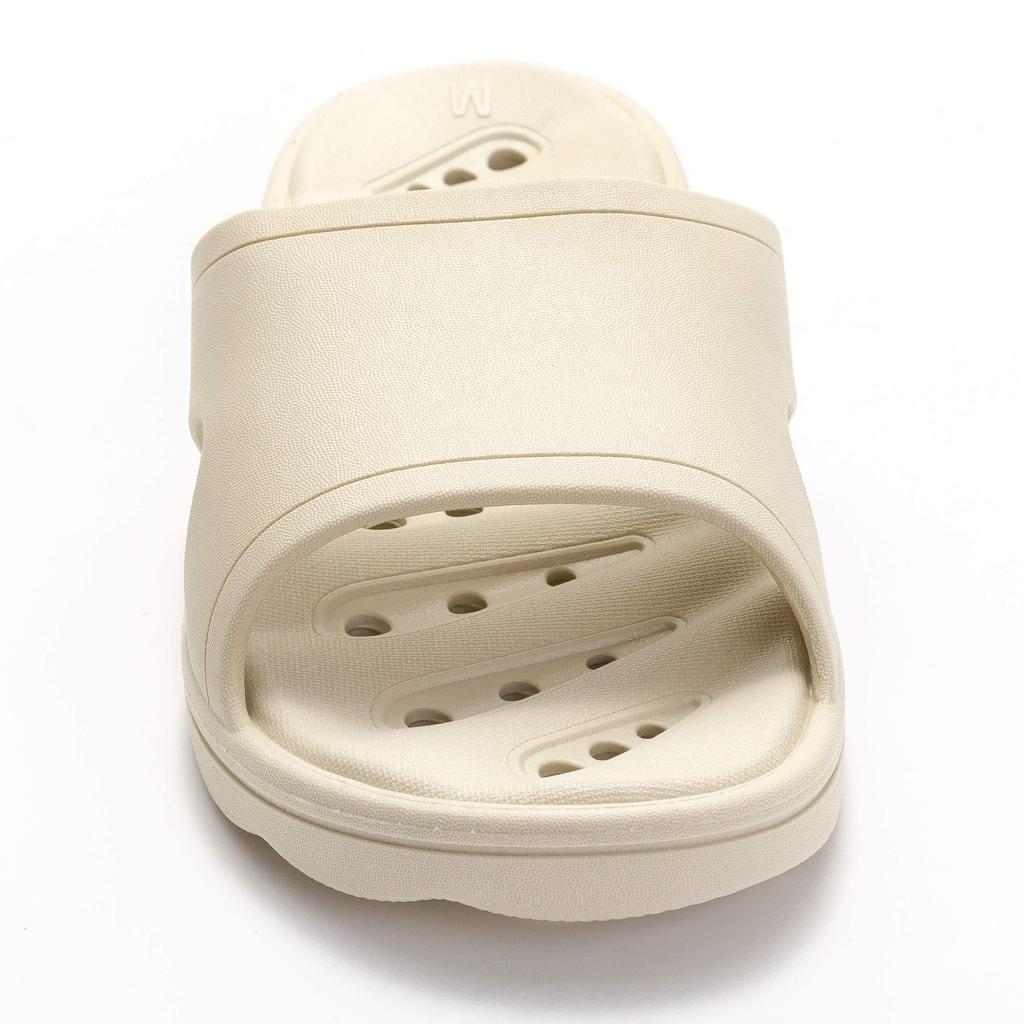 KOCOTA Balcony Sandals with Perforated Light XL Shrink-Resistant Soles, Water-Resistant Slippers, Unisex, Khaki,