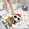 1Pc Christmas Jack Skellington Carpet Rug Soft Washable Antislip Home Living Room Sofa Mats Personalized Christmas Rug