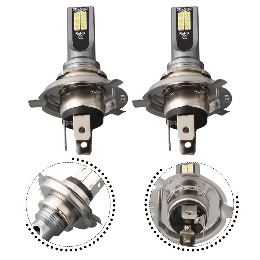 Headlights H4 LED DC 12V Fog Light Golden Yellow High Low Beam Car Accessories High Quality Material Brand New