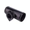 Silver Turbo Aluminum Flange Pipe 63mm 2.5inch L=150mm For GD-RS FV RZ BOV Blow Off Valve Adapter for Automotive