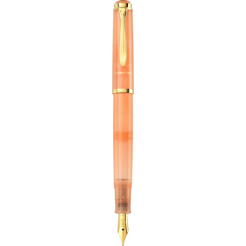 Pelikan EF Extra Fine Classic M200 Fountain Pen In Apricot Limited Officially Imported Agate, Edition,