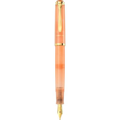 Pelikan Klasické plnicí pero M200 Bold v barvě meruňkové, Limitovaná edice, Oficiálně dovážené Achátové,