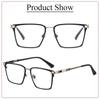 Business Anti Blue Rays Vision Glasses Men -6.00