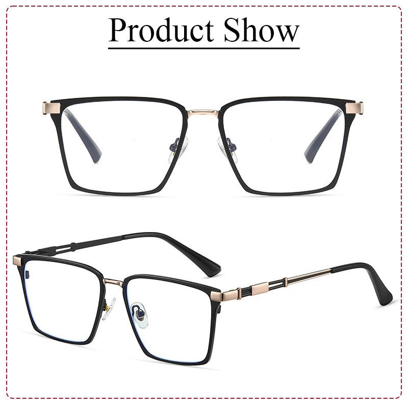 Business Anti Blue Rays Vision Glasses Men -6.00