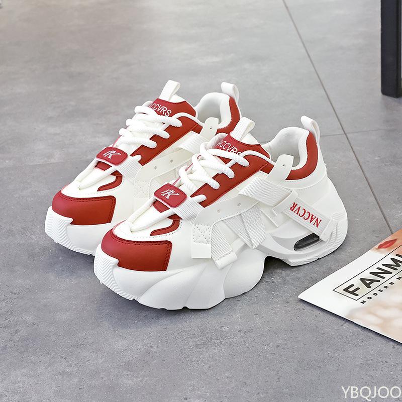 Thick Soled Dad Shoes for Women  New Spring Versatile Height Increasing Sports Leisure Shoes  De Mujer