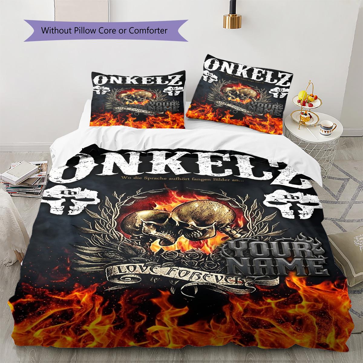 Name Custom Böhse Onkelz Pattern Bedding