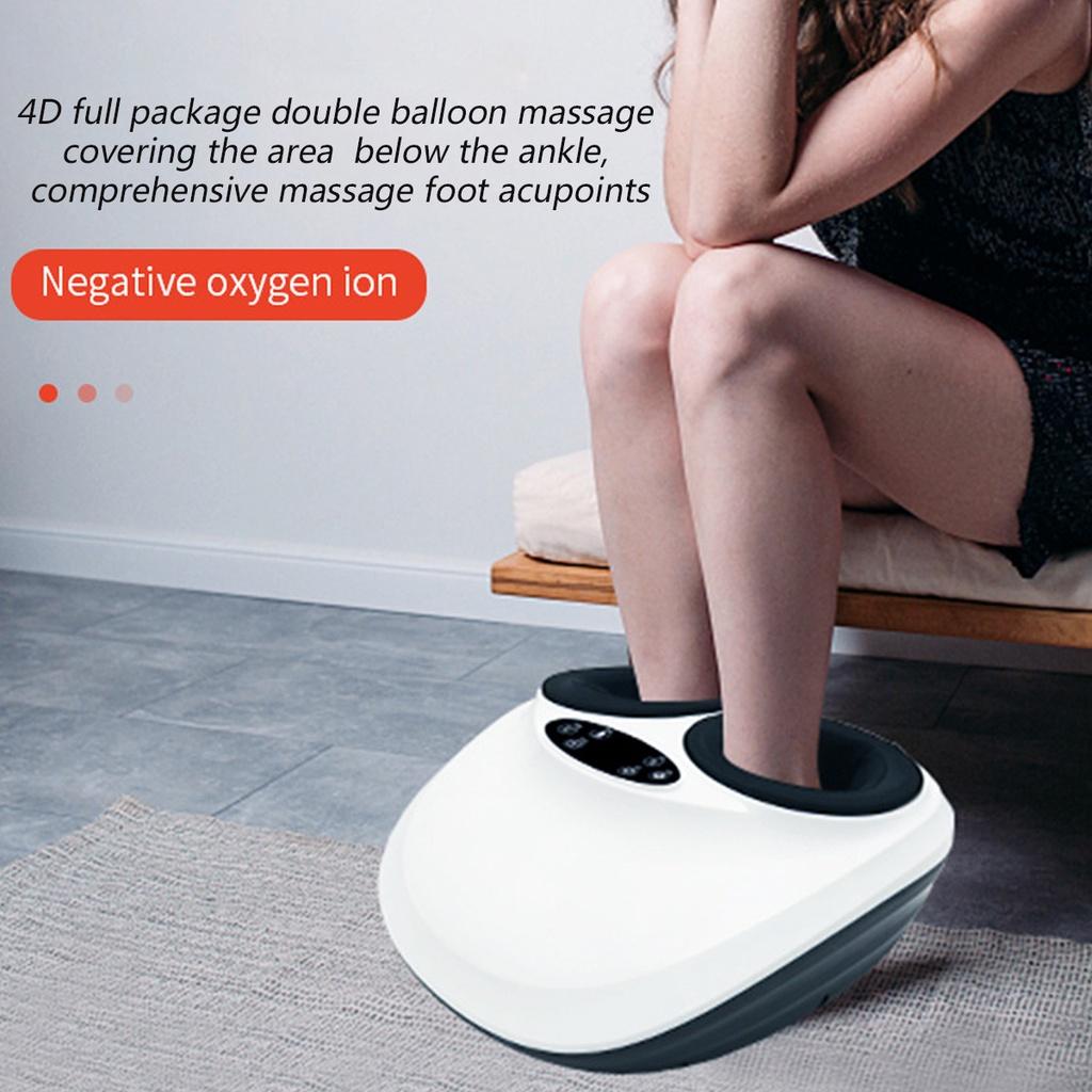 4D Shiatsu Kneading Air Pressure Foot Massager Infrared Heating Electric Foot Massage Care Machine Health Care Foot Massage Tool 48W
