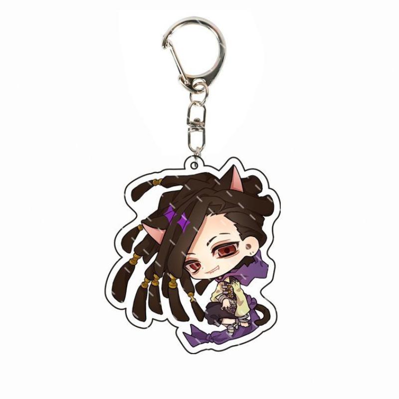 

Anime GACHIAKUTA Rudo Zanka Enjin Riyo Cosplay Keychain Kawaii Acrylic Pendant Keyring Key Chain Bag Ornament Accessory Prop 6cm