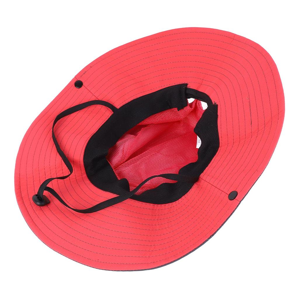 Large Brim Sun Hat UV Protection Wide Brim Sun Shade Bucket Hat with Ponytail Hole for Outdoor Beach Travel Camping