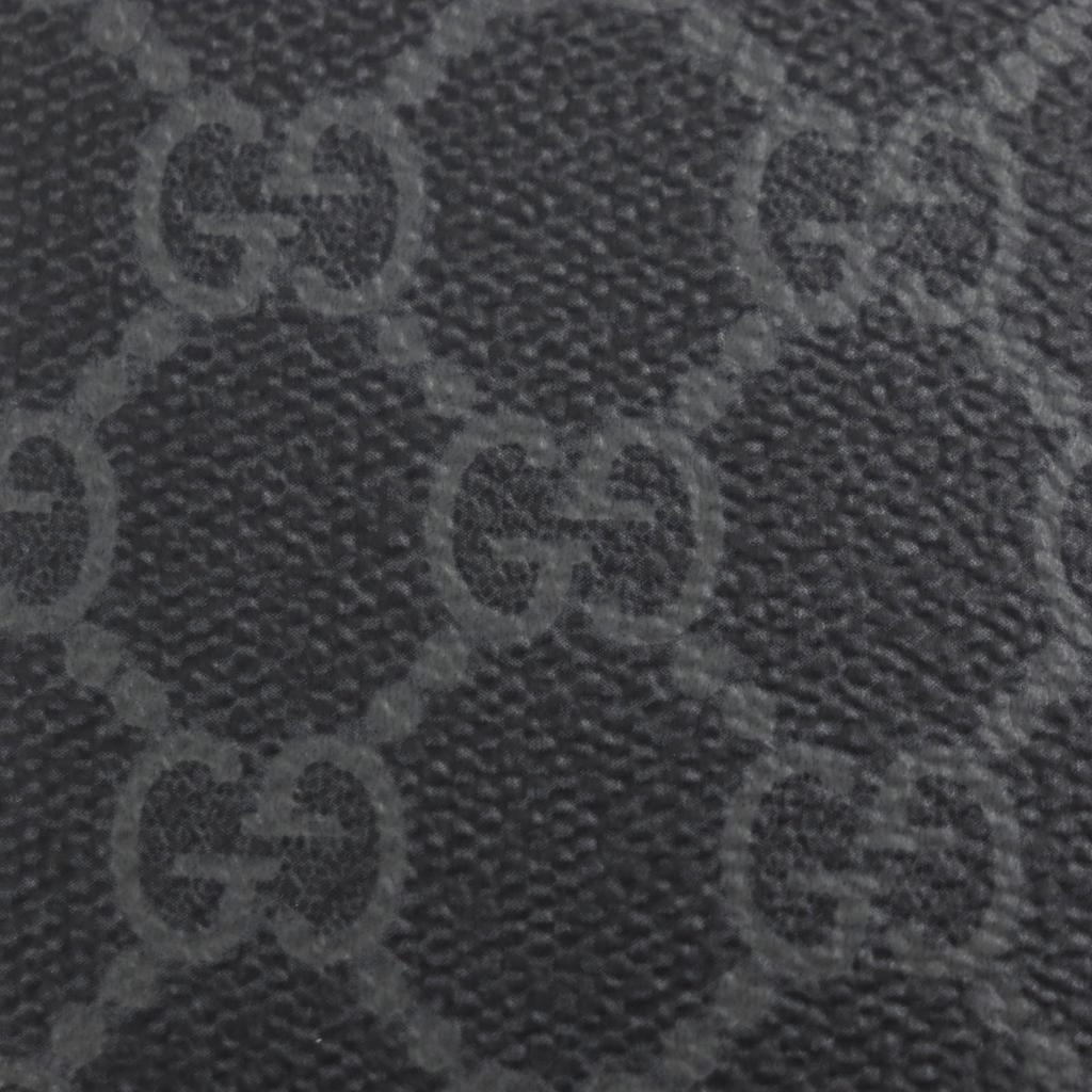 Pristine GUCCI Card Case Black Mens 821209 Used