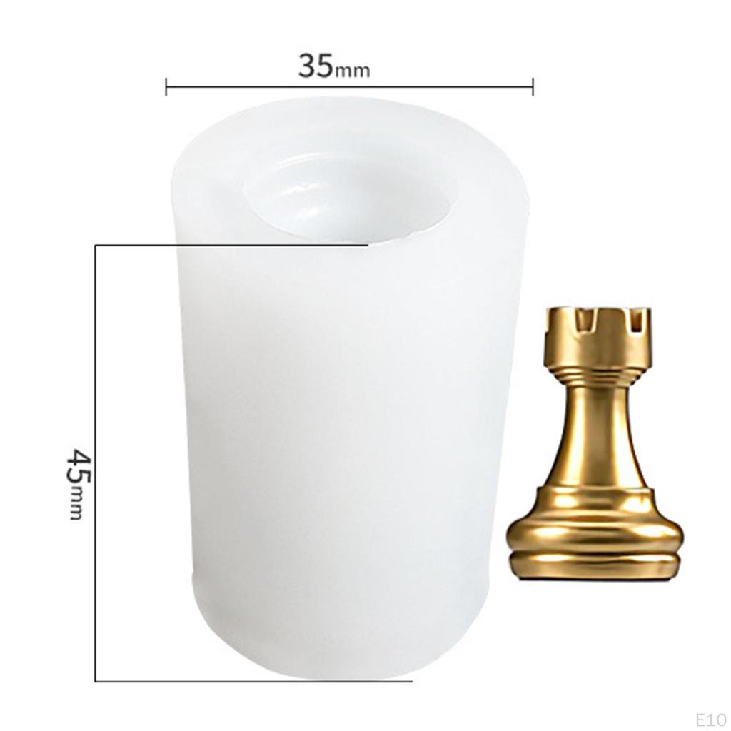 3 , International Chess Epoxy Crystal Piece Casting for Resin Jewelry Making Projects Supplies