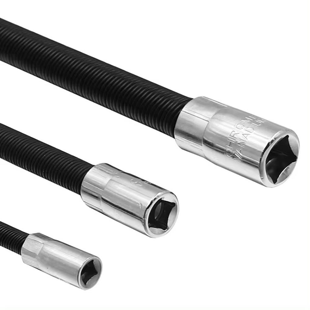 Drive Socket Extension Bar Adapter Connective Rod Flexible Shaft Conversion Head High Torque Ratchet Wrench Electronic Drill