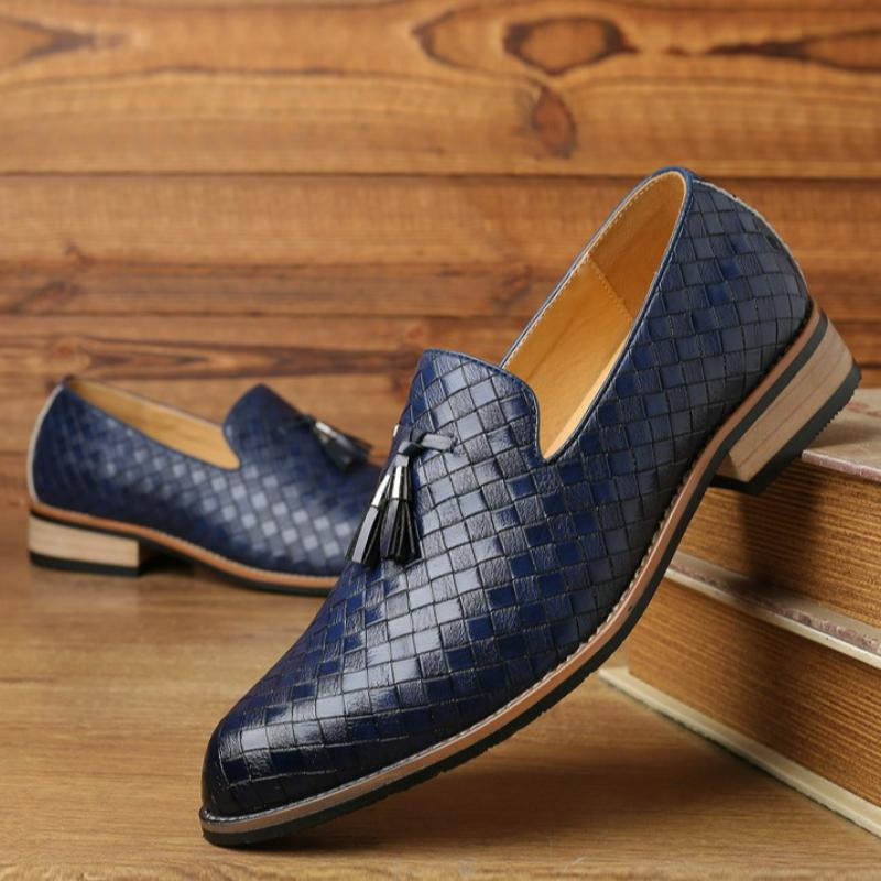 Luxus Herren Freizeitschuhe Business Lederschuhe Quasten Bequeme Hochzeitsloafer Büro Herren Anzugschuhe Slipper Outdoor Flache Schuhe