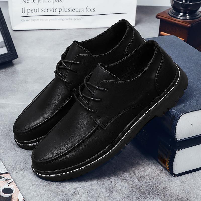 Elegantes Classic Oxford Shoes Hot Sale Men Leather Casual Shoes Soft Sole Lace-up Man Formal Dress Footwear Lightweight Loafers