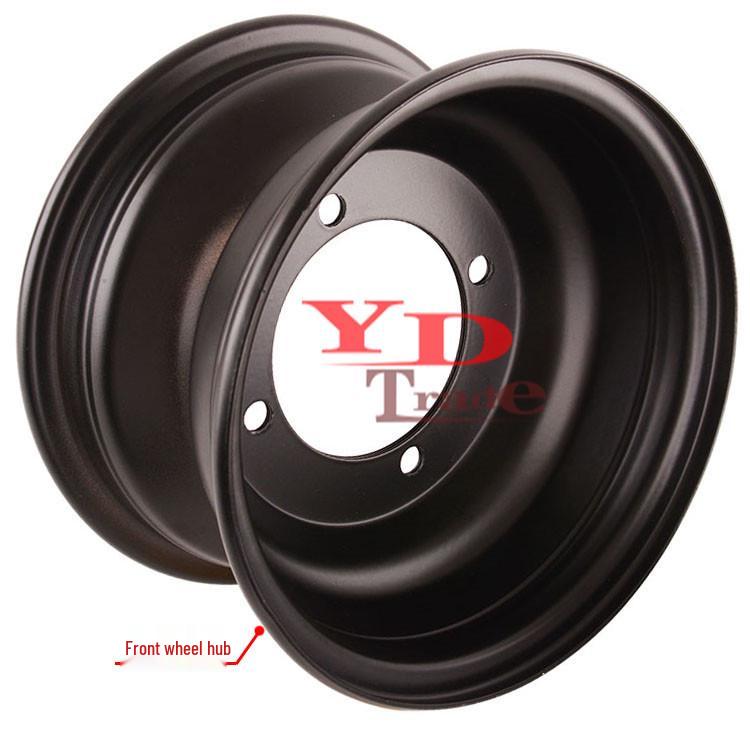 ATV Tire & Rim Set: 19x7-8 Front Tire, 18x9.5-8 Rear Wheel, 4-Hole Hub for Four-Wheeled Vehicles