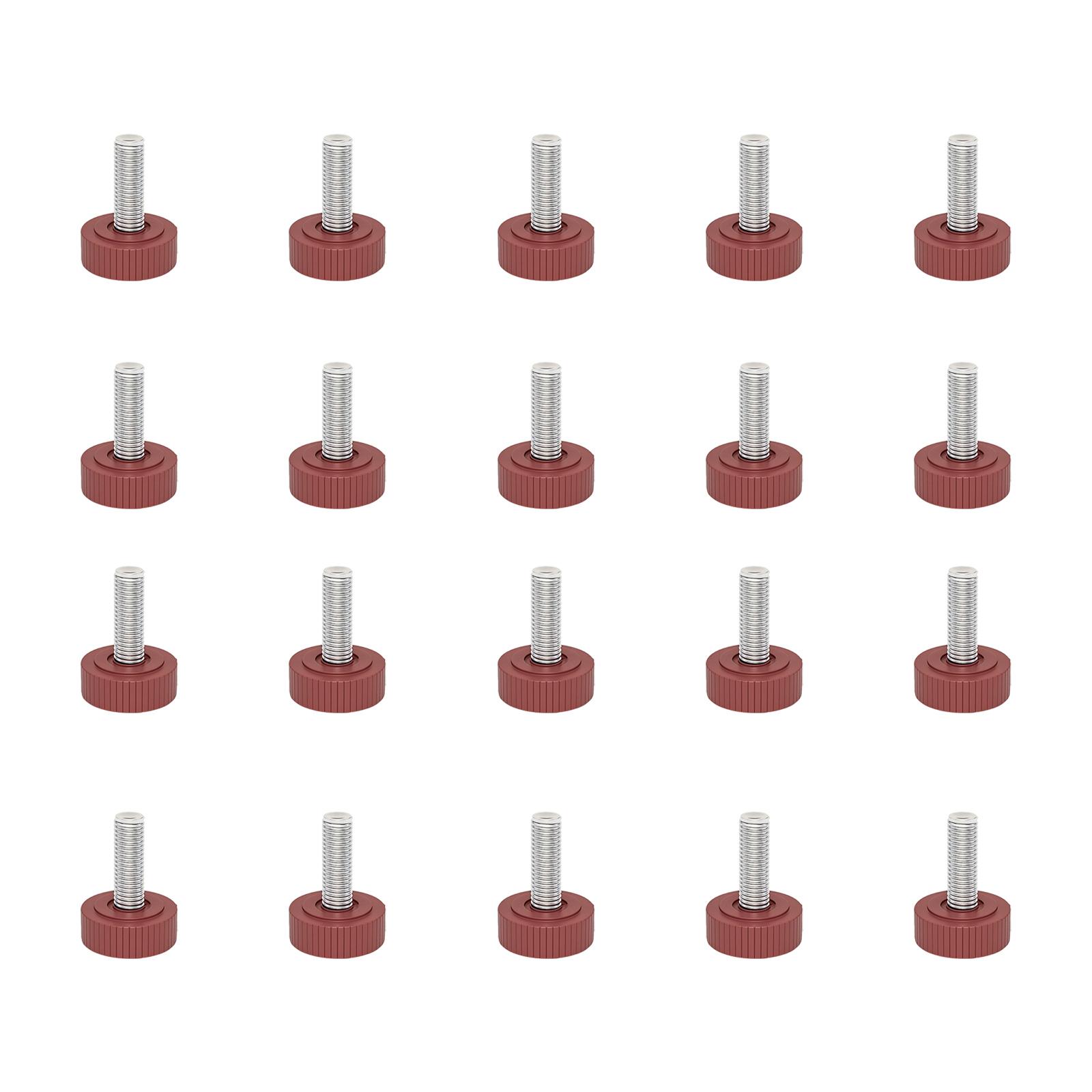 

Упаковка из 20 регулируемых по высоте прочных нескользящих протекторов, шумопоглощающих выравнивающих мебельных подкладок для паркета, плитки, бетона M