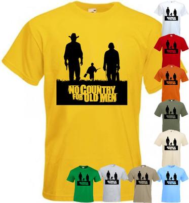 26 No Country For Old Men v12 T-shirt filmaffisch Coen-bröderna alla storlekar S-5XL Unisex T-shirt