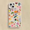 Fruit Juice Flower Pattern Phone Case For Xiaomi Redmi 13C 14C 12 Redmi Note 14 13 12 11 Pro Plus 5G 12S 11S 10S Soft Cover