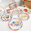 Cartoon Paper Plates for Kids' Birthday Parties and Picnics
