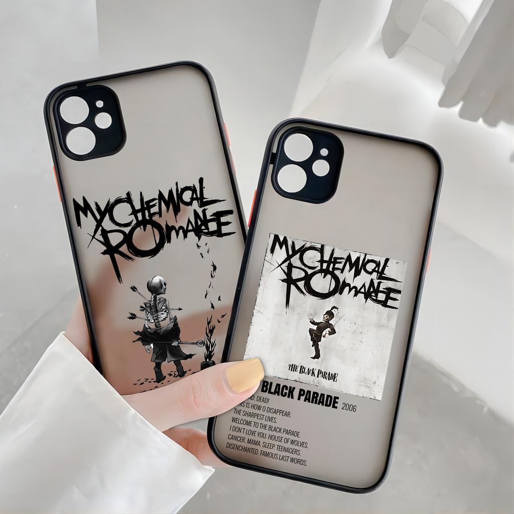 My Chemical Romance Phone Case For iPhone 16 15 14 13 12 11 Mini Pro Max X XR XSMax 7 8 Plus Matte Transparent Back Cover