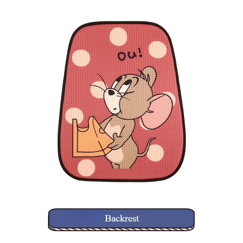 Cute Cartoon Cat And Mouse Four Seasons Universal Seat Cushion for Women's Personalized Couple Car Seat Cover Seat Accessories