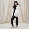New Balance Velvet Jackets Unisex Ivory White Stand Collar Moderate 6DC39703-IV