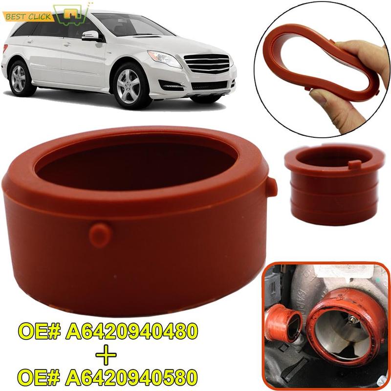 Car Rubber Turbo Engine Breather Intake Seal Kit Auto Pistons Vehicle Accessories Suitable For Mercedes-Benz Om642 A6420940080