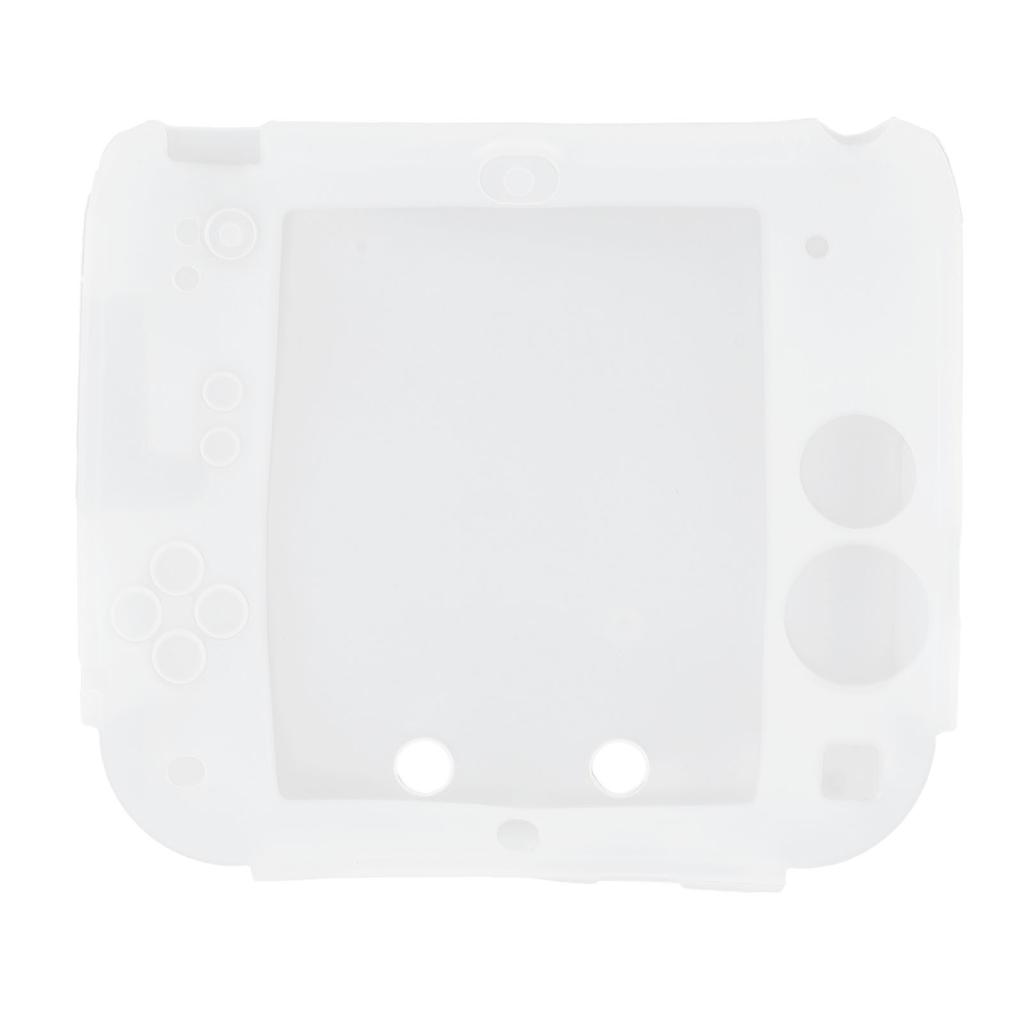 Protective Cover for 2DS Scratch Resistant Soft Silicone Skin Case with Top and Bottom Screen Protectors for Controller