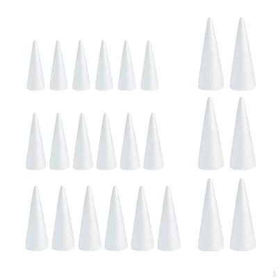 24 Pieces Foam Cones for Crafts Children Kids Party Classroom Activities