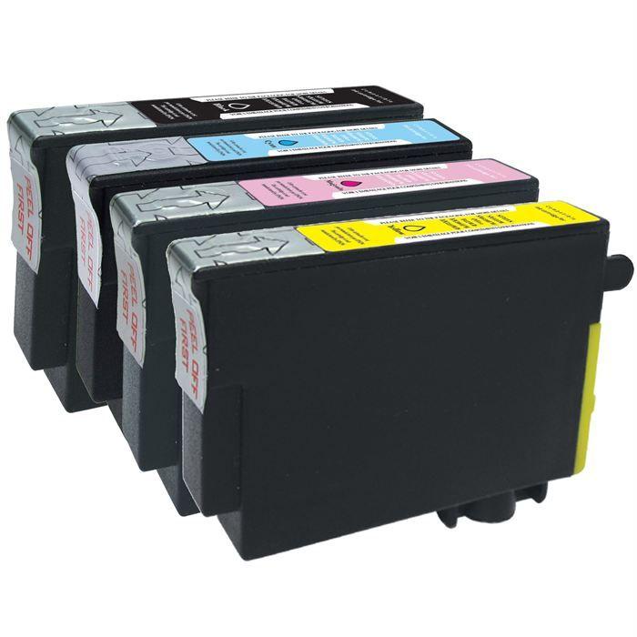 Compatible - Pack de 4 cartouches d'encre - EPSON T1295